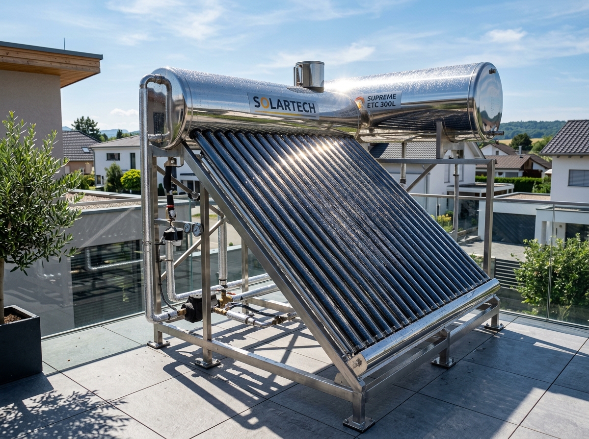 Energy-Efficient Solar Water Heaters
